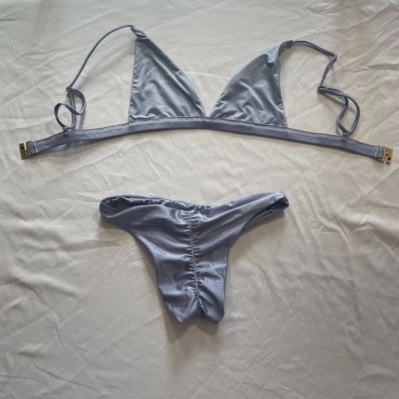 9.0 Swim Metallic Tulum Bikini Top - Picture 3 of 4